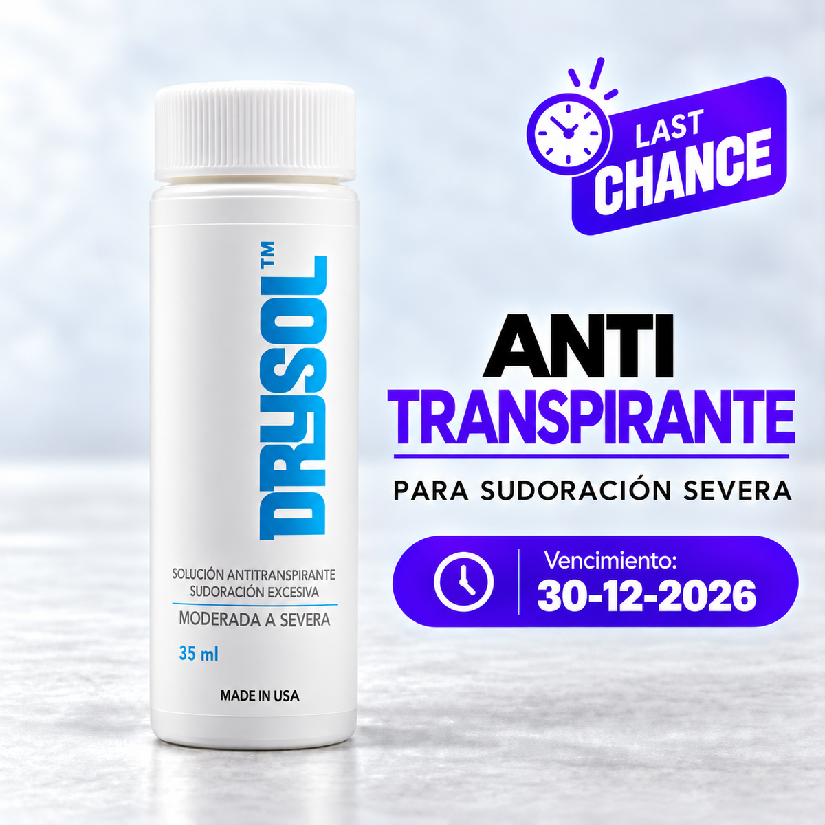 LC - DRYSOL 35 CC - SUDORACIÓN SEVERA