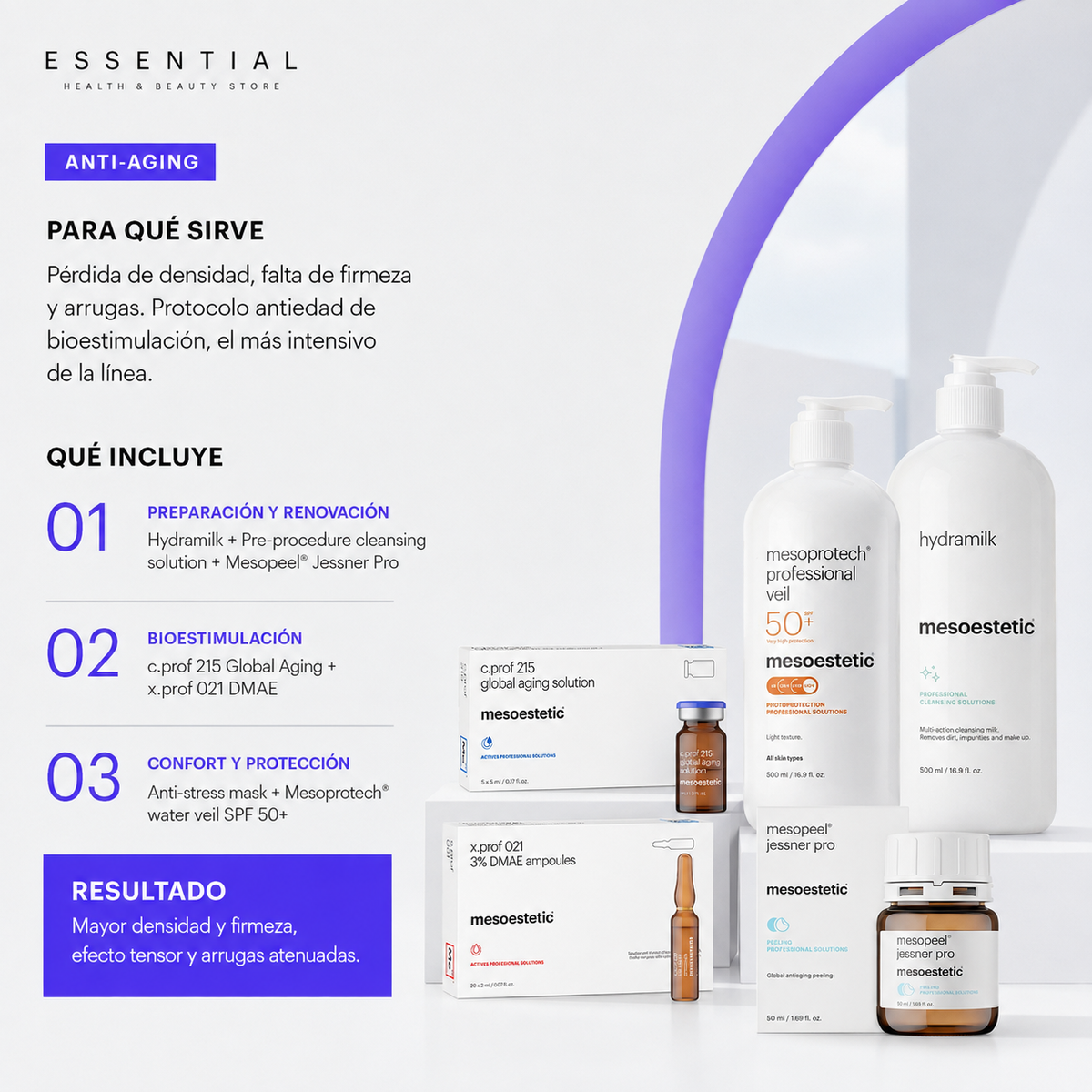 TRATAMIENTO ESSENTIAL LONGEVIDAD & ANTI-AGING