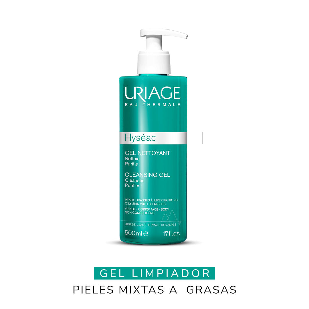 Hyséac Gel Limpiador 500ml de Uriage - Essential Store