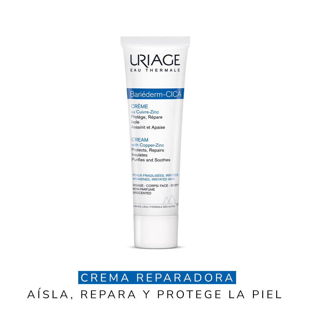 Bariéderm-CICA Crema Reparadora con Cobre y Zinc 40ml de Uriage - Essential Store