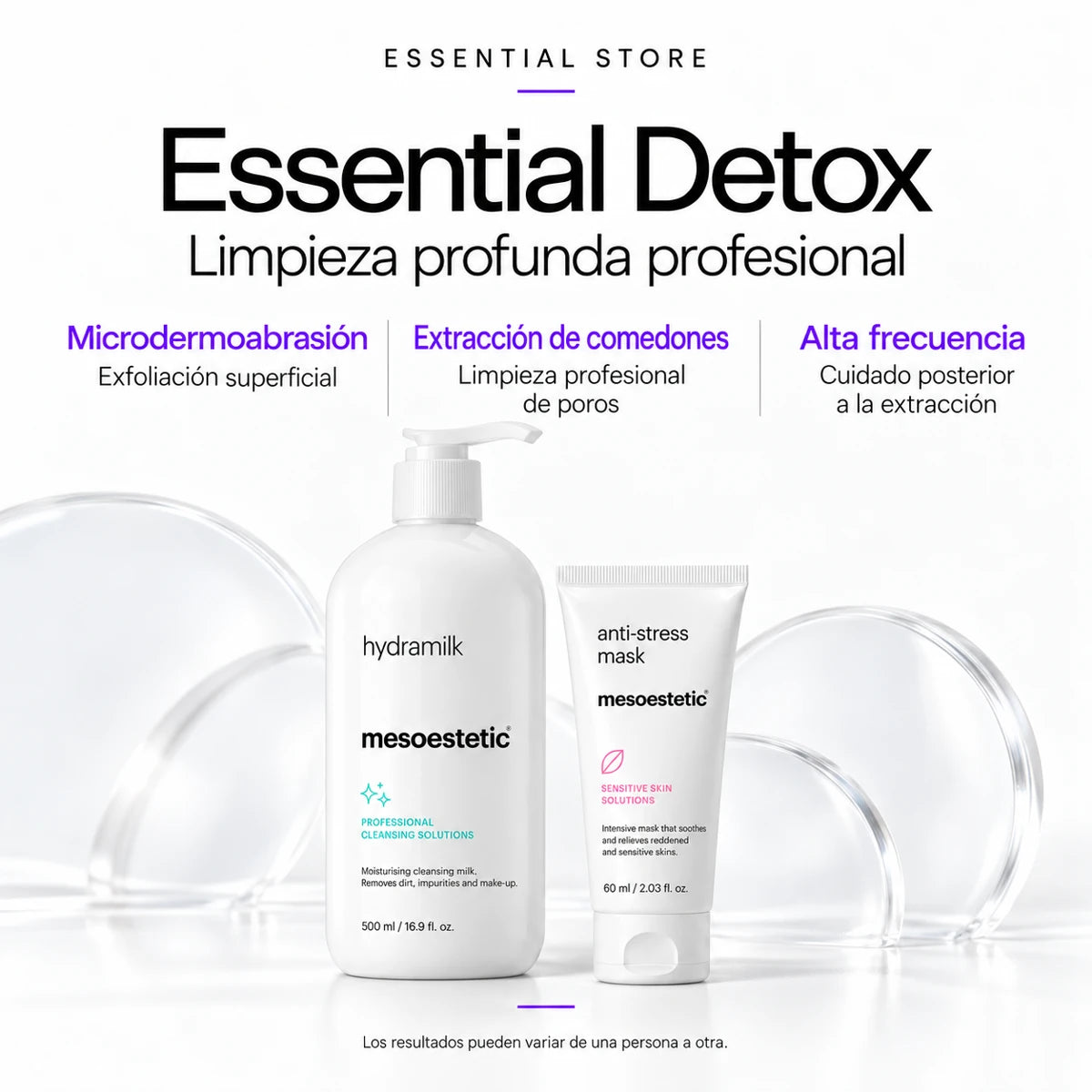 TRATAMIENTO ESSENTIAL DETOX · LIMPIEZA PROFUNDA