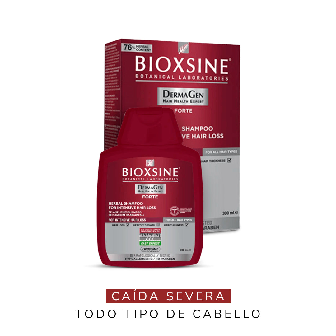 SHAMPOO BIOXSINE FORTE 300ML - Essential Store