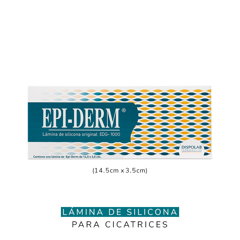 EPIDERM EDG 1000 - LÁMINA DE SILICONA 14.5 X 3.5 CM - Essential Store