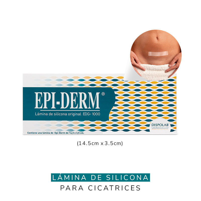 EPIDERM EDG 1000 - LÁMINA DE SILICONA 14.5 X 3.5 CM